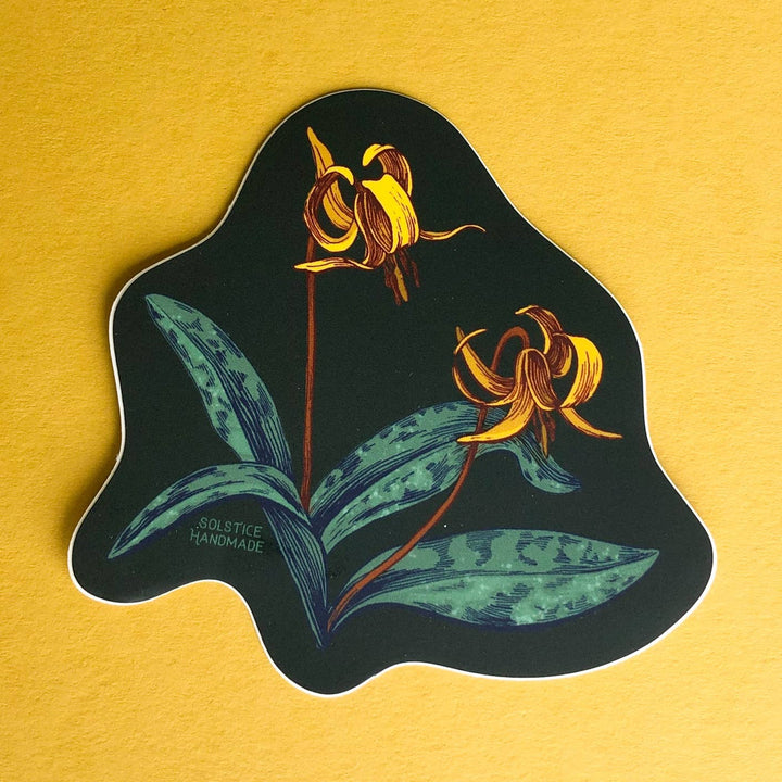 Trout Lilies Sticker