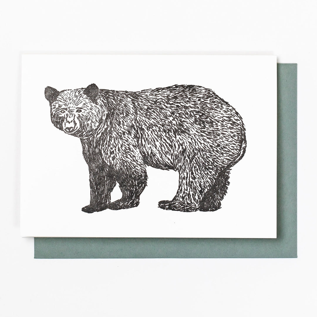 Appalachian Black Bear Greeting Card