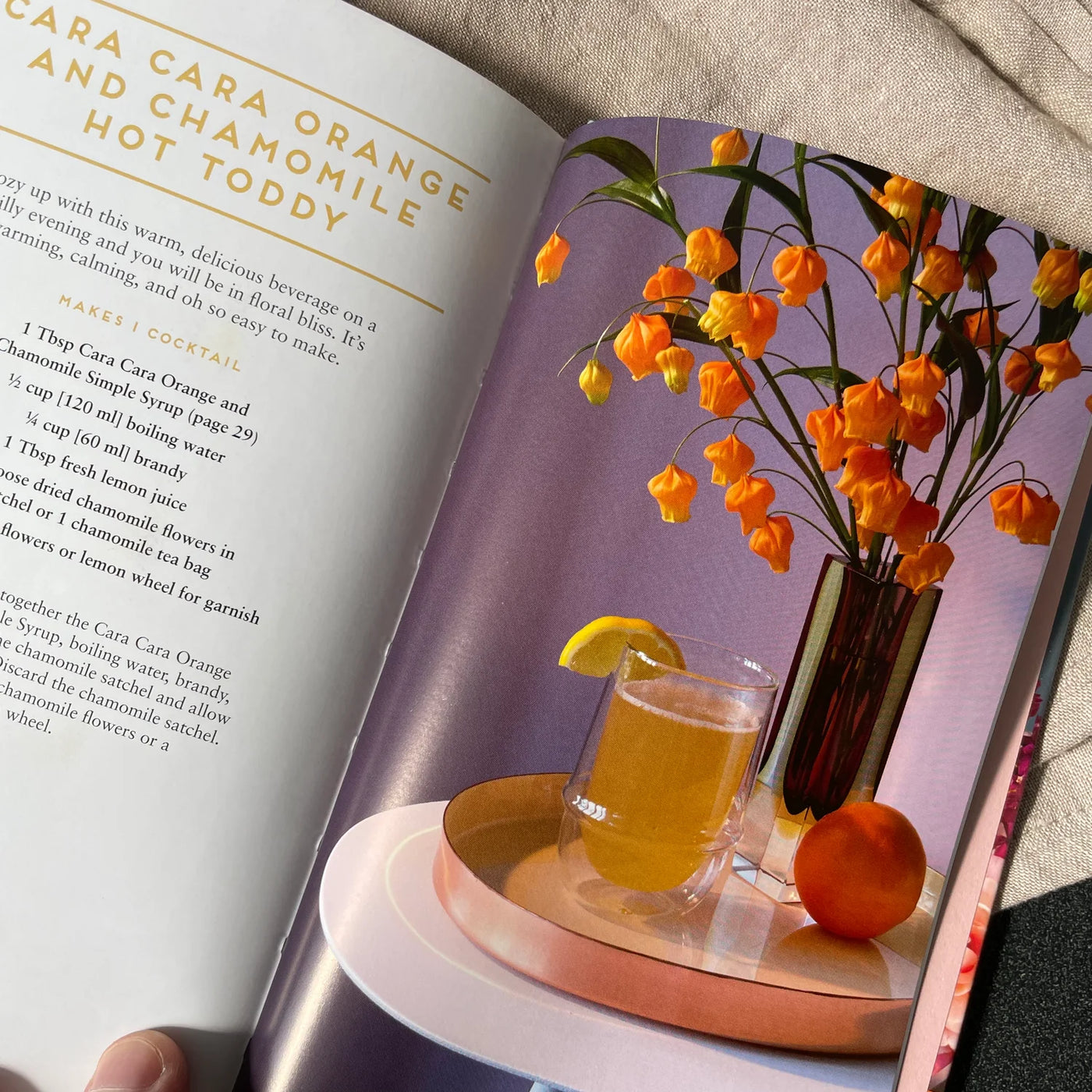 Floral Libations, 41 Fragrant Drinks & Ingredients by Cassie Winslow