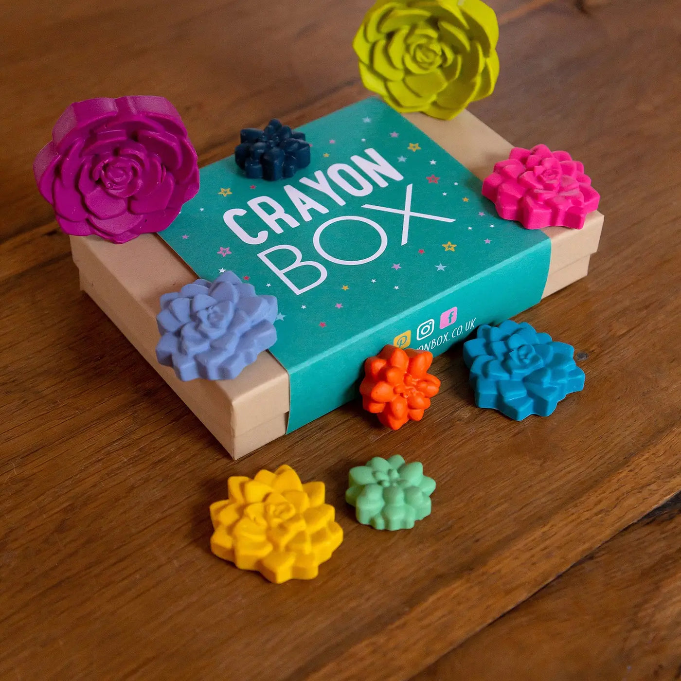 Flower Shaped Wax Crayons