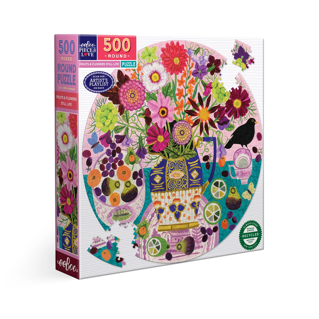 Fruits & Flowers Still Life Puzzle