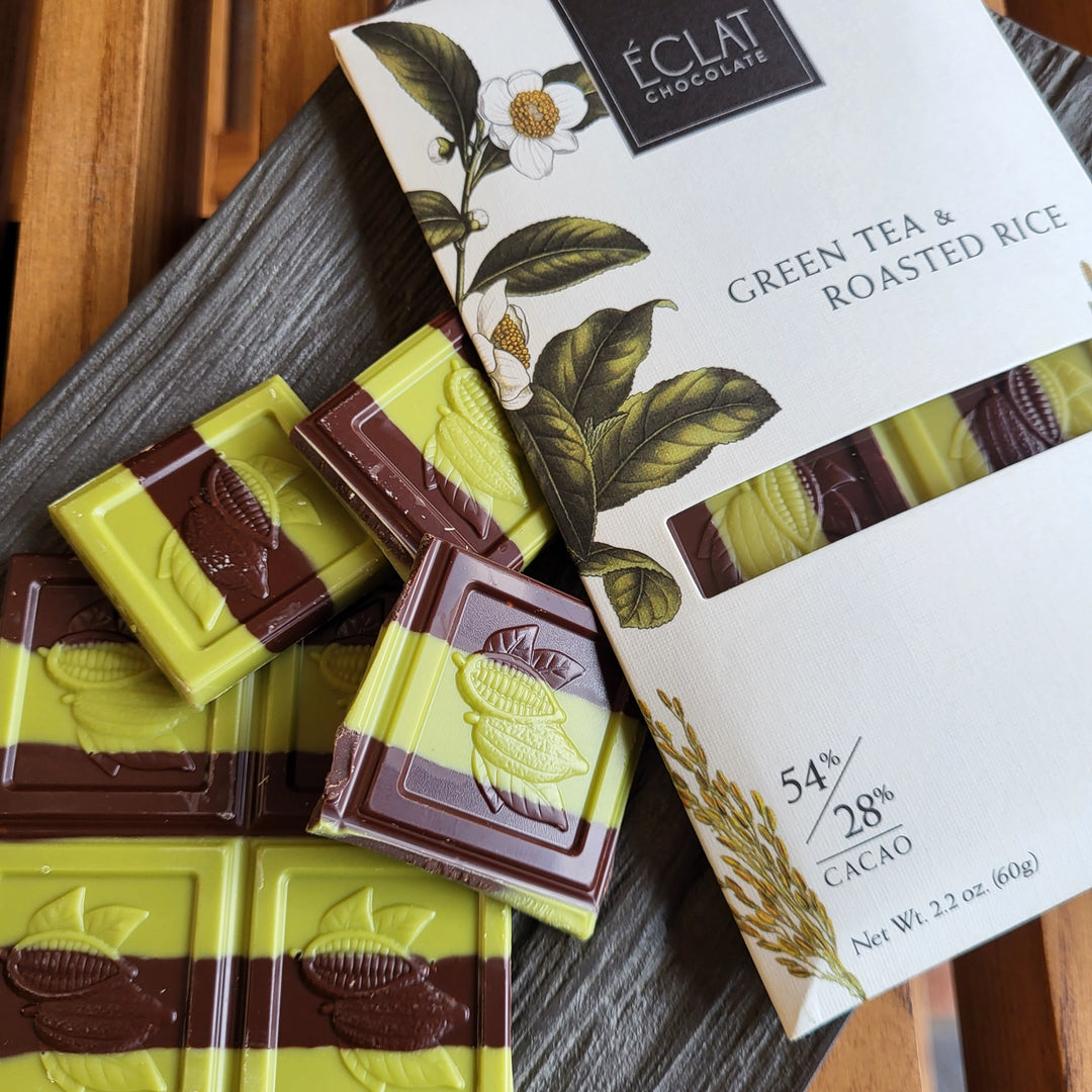 Green Tea and Roasted Rice Chocolate Bar