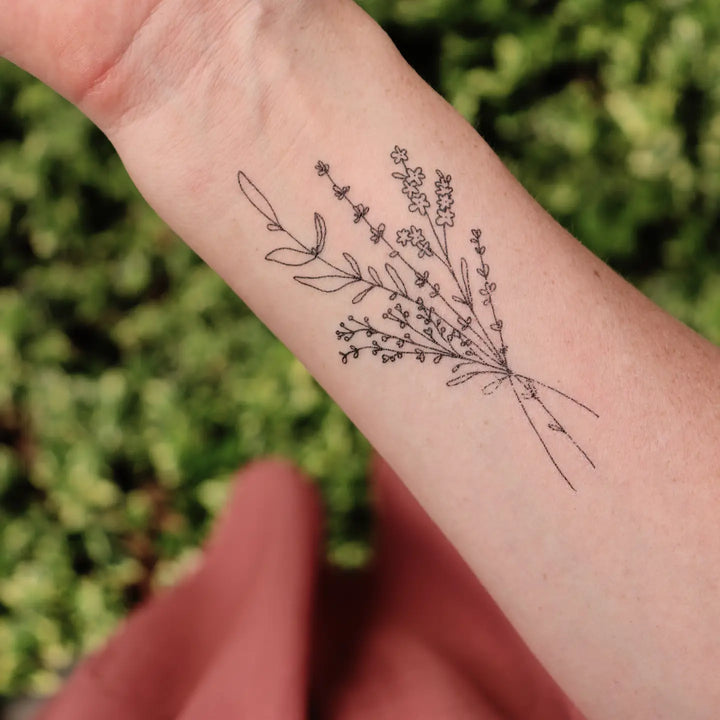 Handpicked Floral Temporary Tattoos