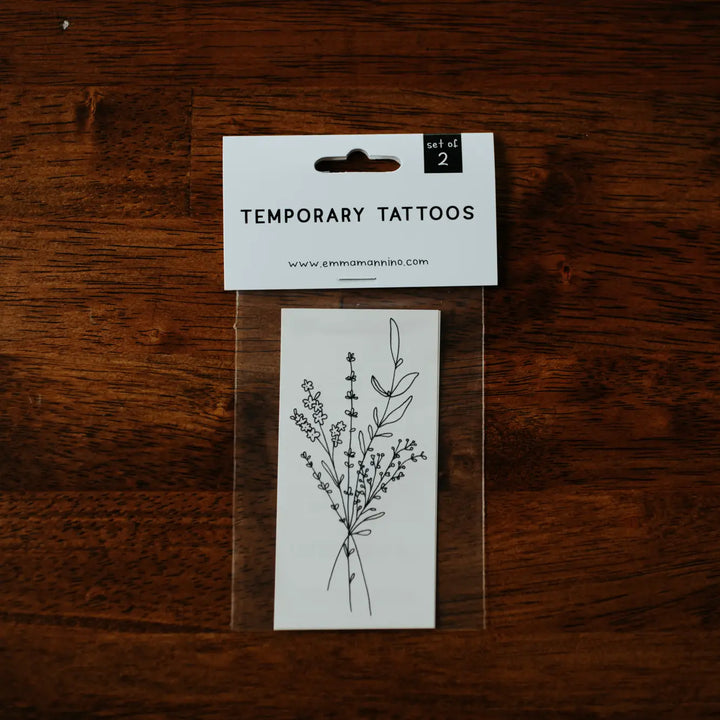 Handpicked Floral Temporary Tattoos