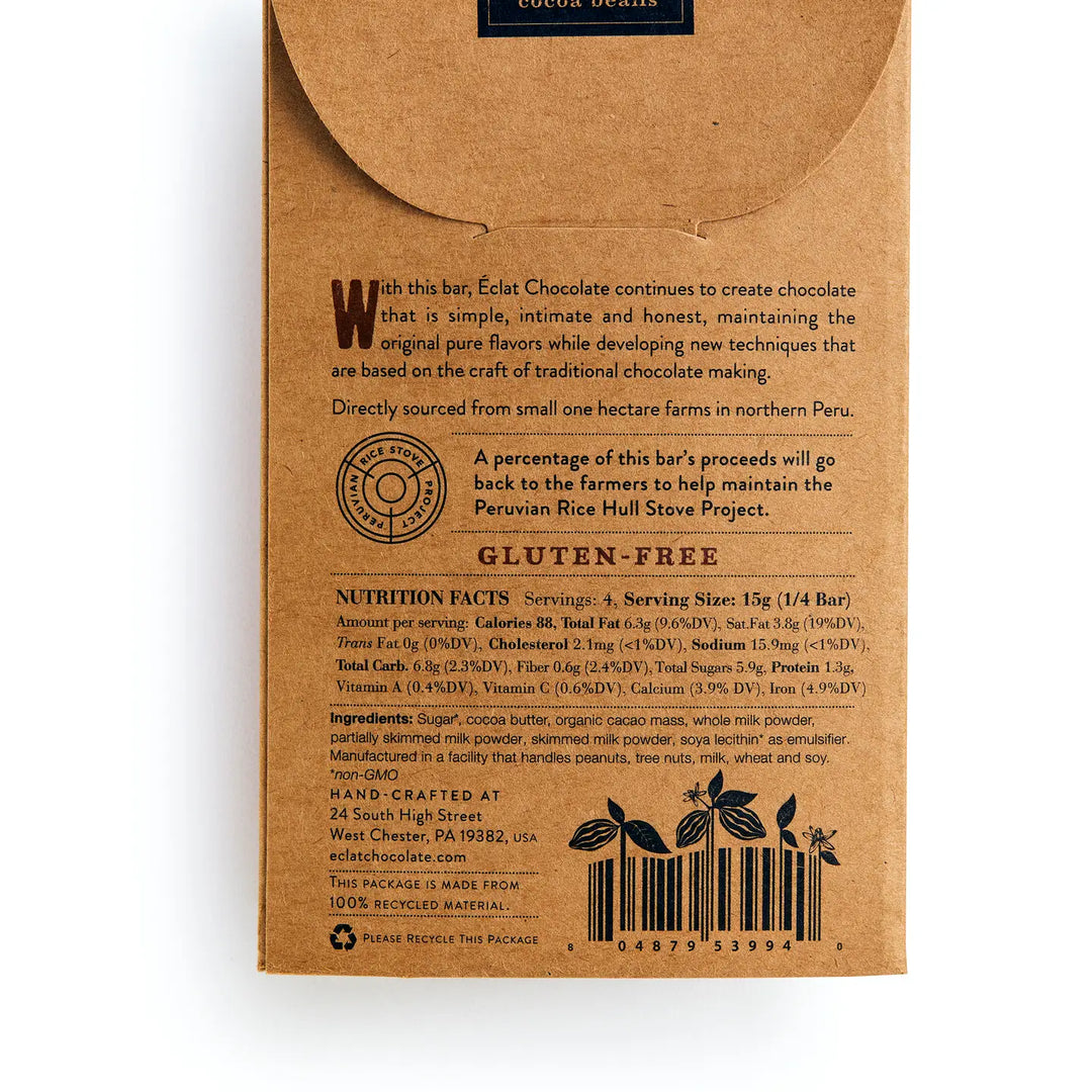 Eclat Milk Chocolate Bar