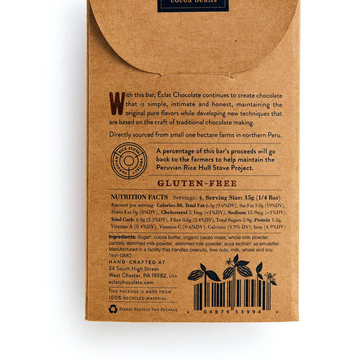 Eclat Milk Chocolate Bar