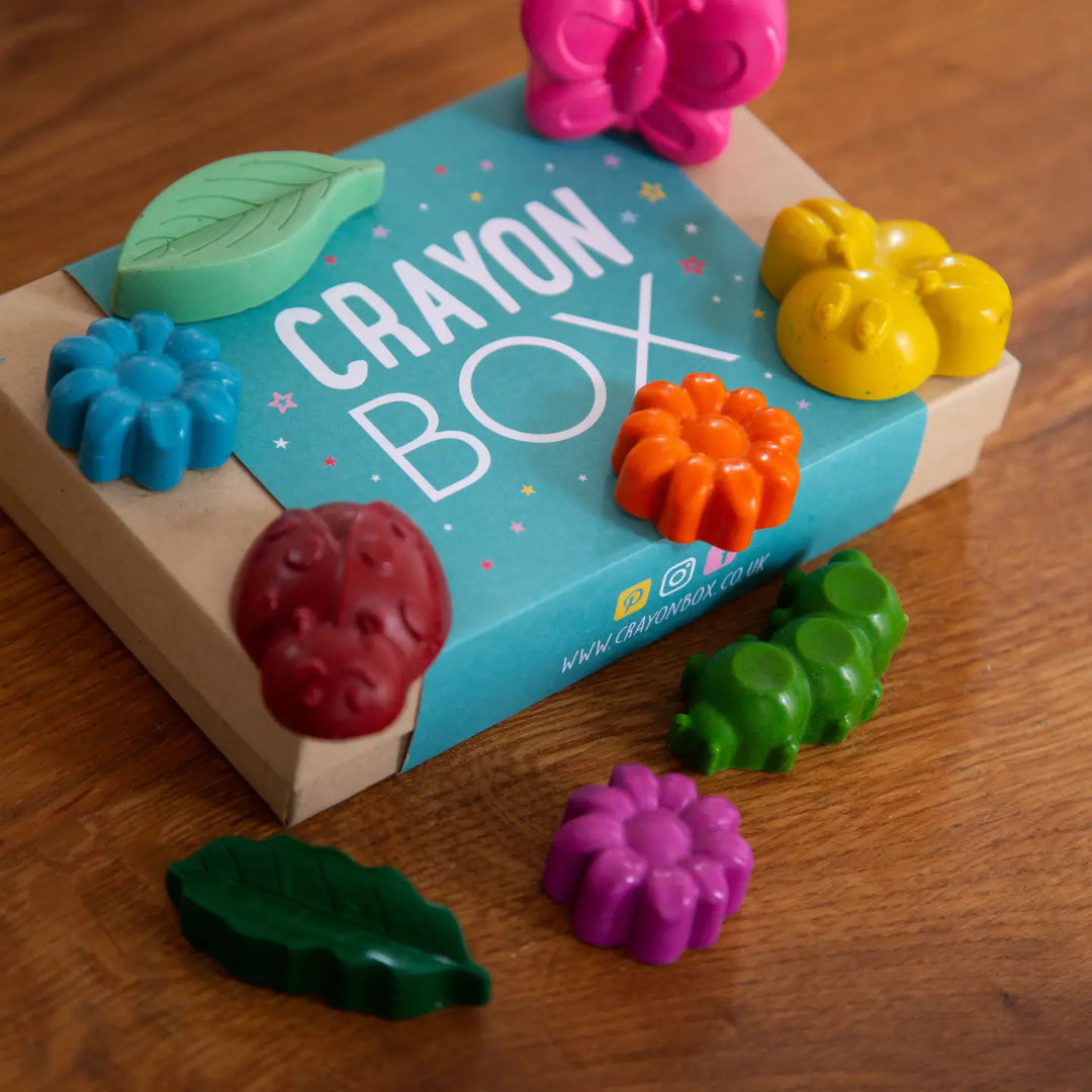 Minibeast Shaped Wax Crayons