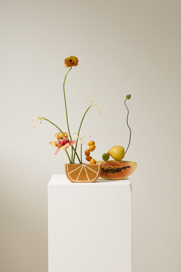 Orange Slice Vase