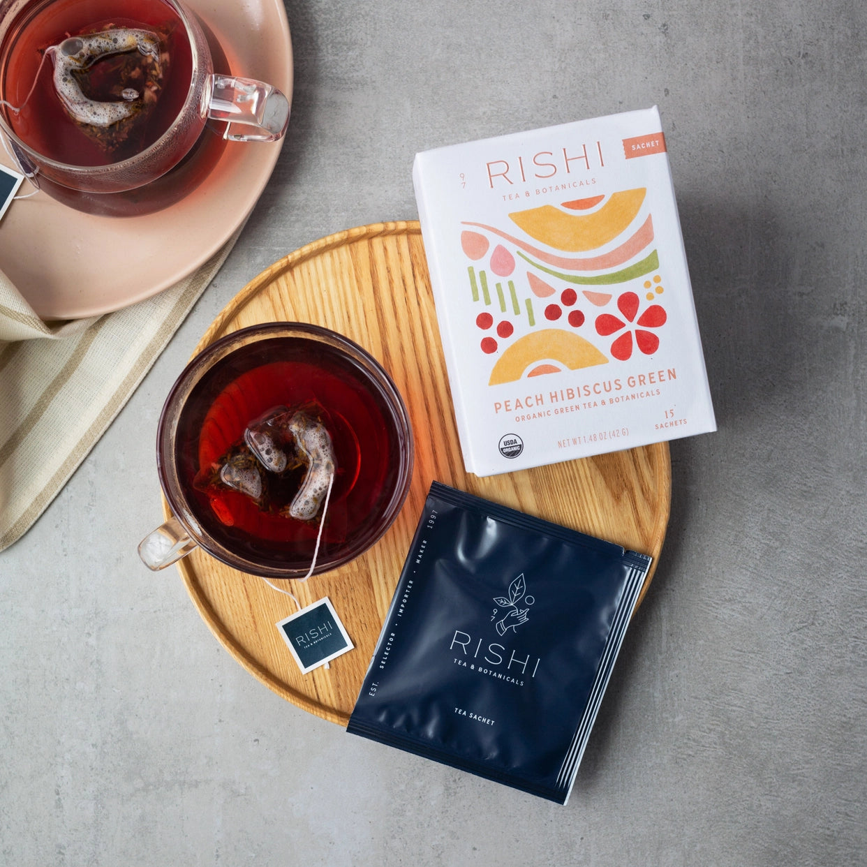 Rishi Peach Hibiscus Tea