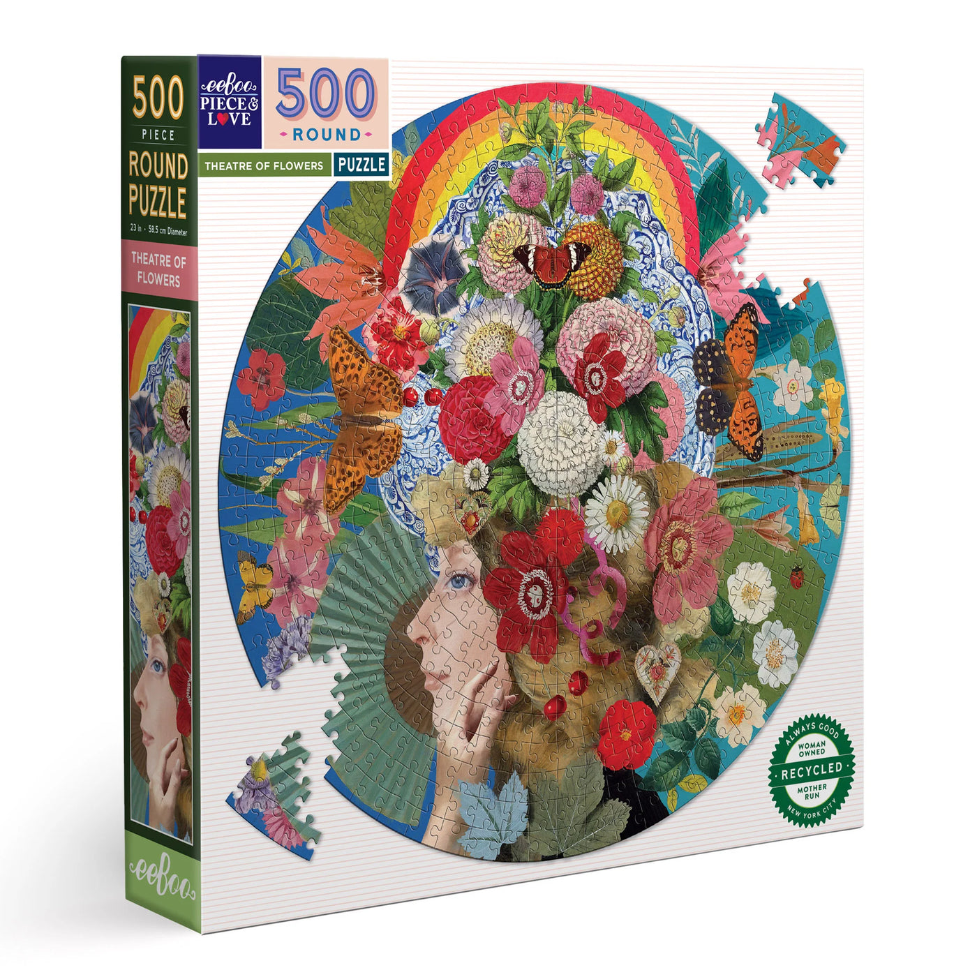 Theatre of Flowers Round Puzzle