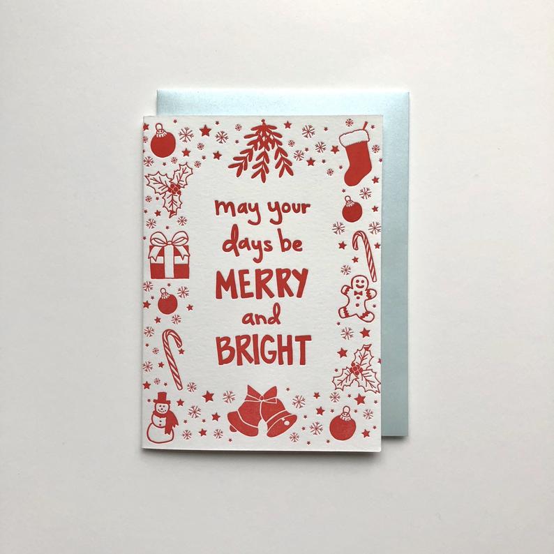 Merry and Bright Card