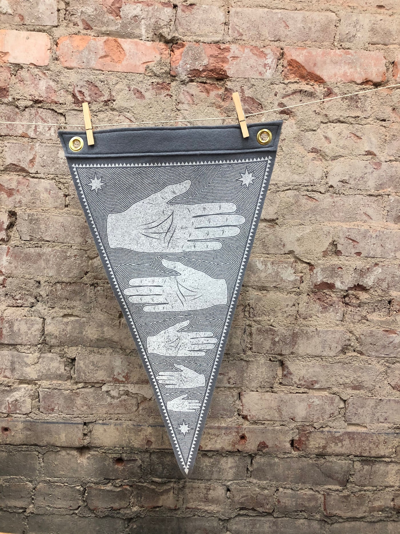 Rise & Fall Felt Flag