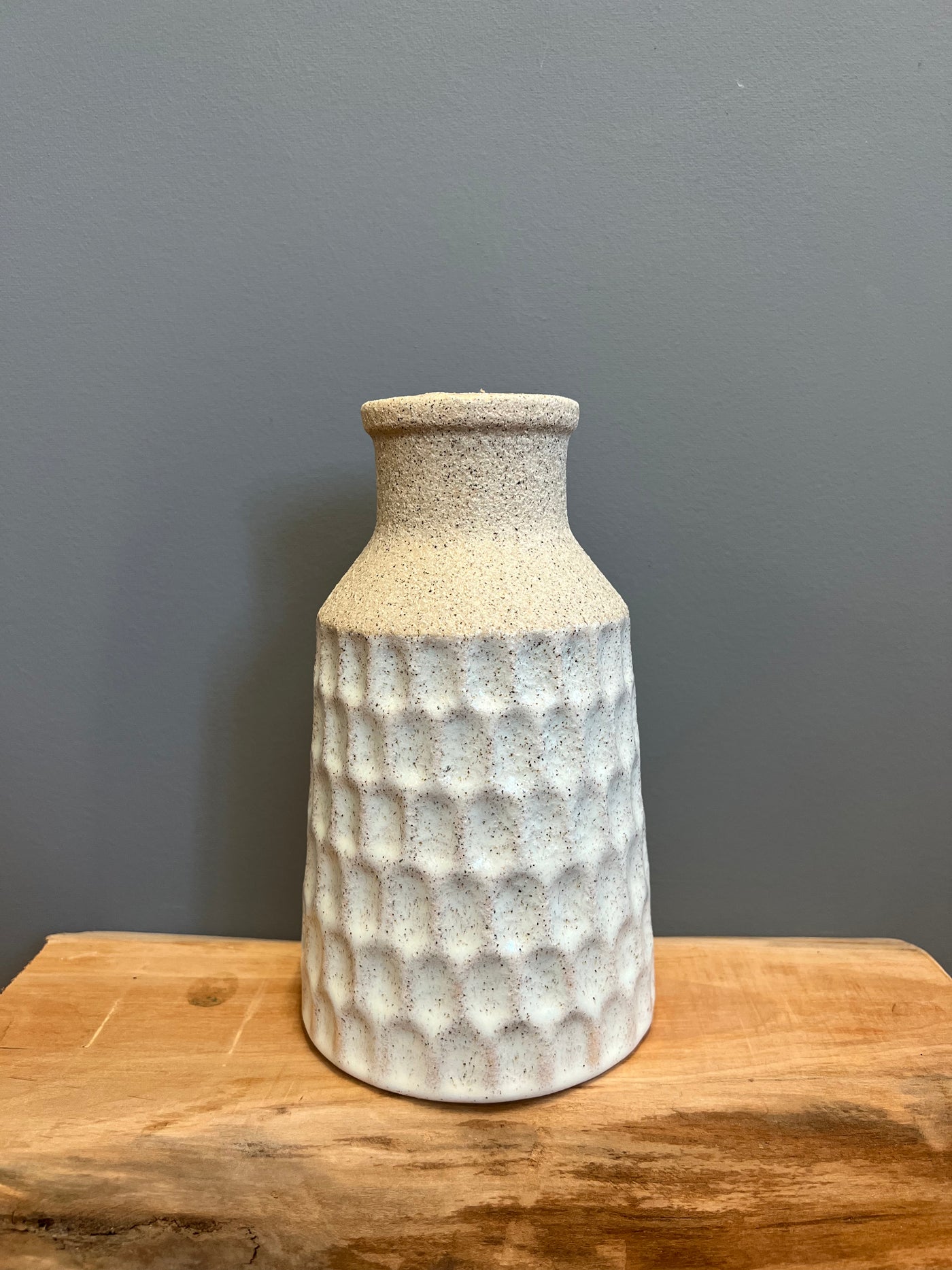 Tall Ceramic Vase, 8”