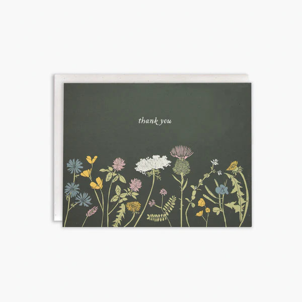 Wildflower Thank You Cards Box Set of 8