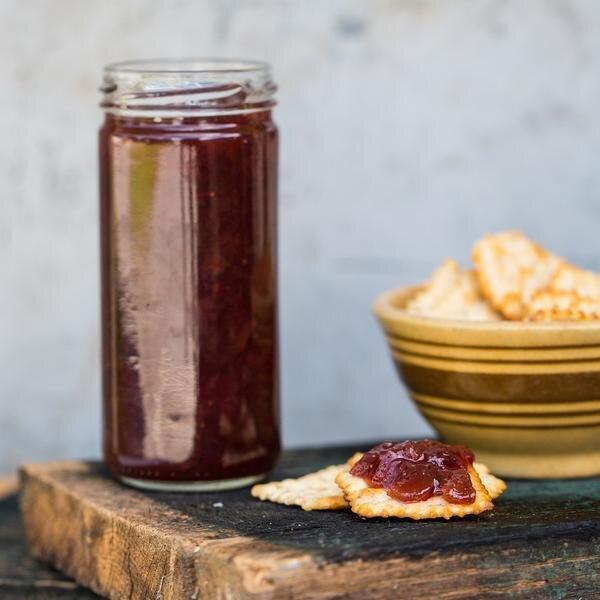 Copper Pot and Wooden Spoon Jam