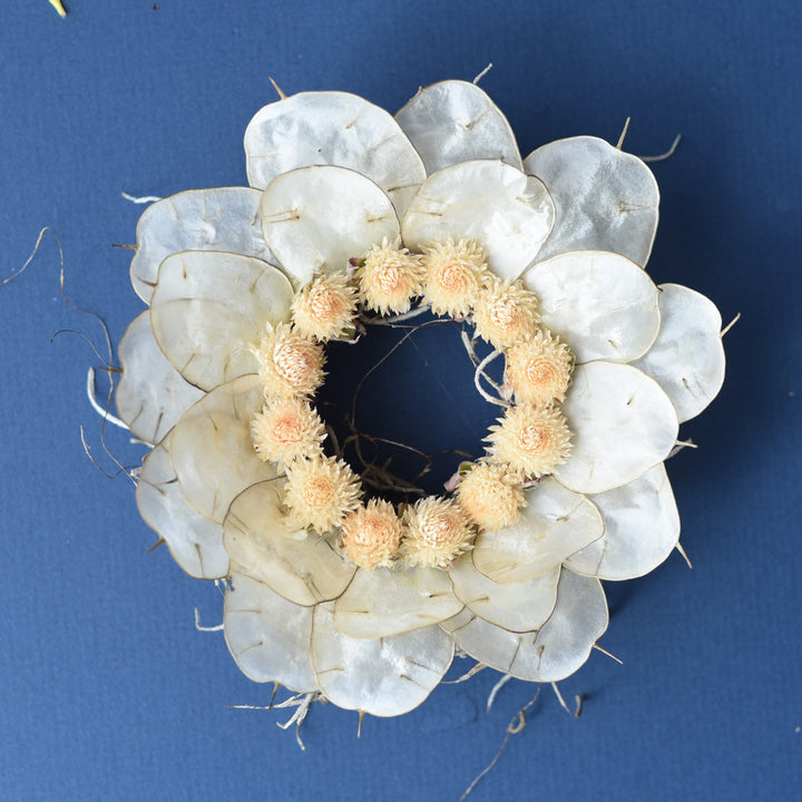 Mini Magnetic Dried Flower Wreath