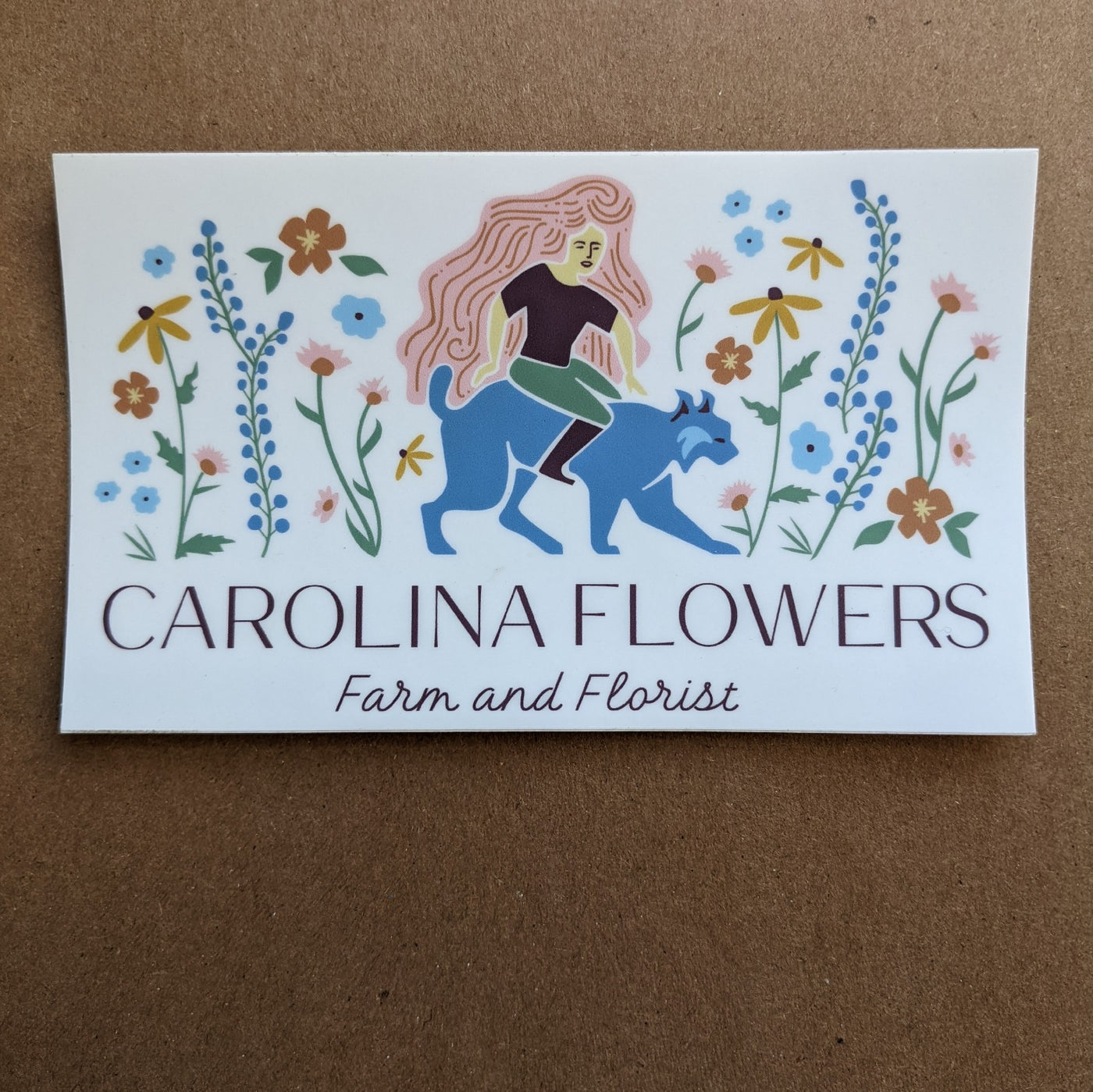 Carolina Flowers Logo Sticker