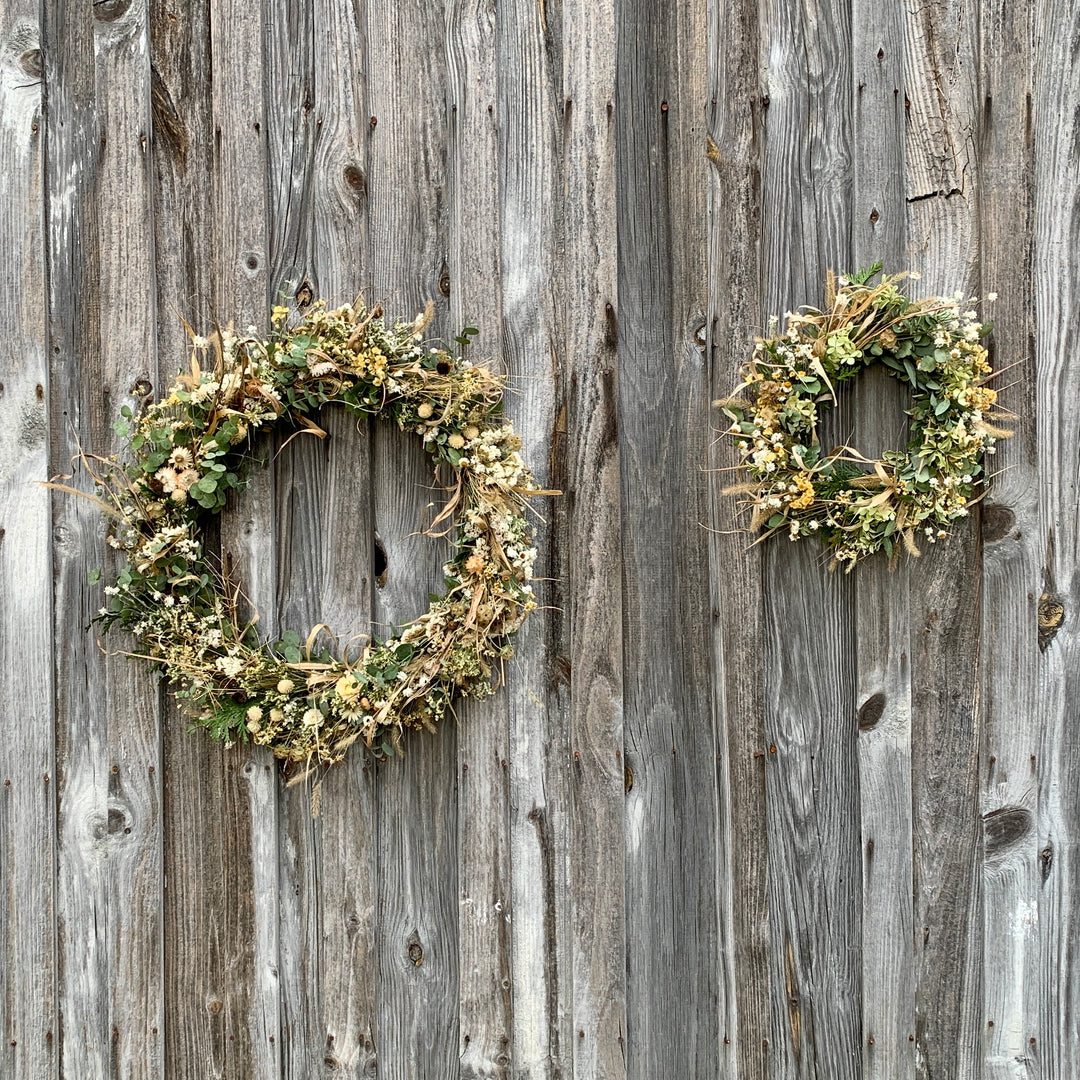 Snowy Meadow Greenery Wreath