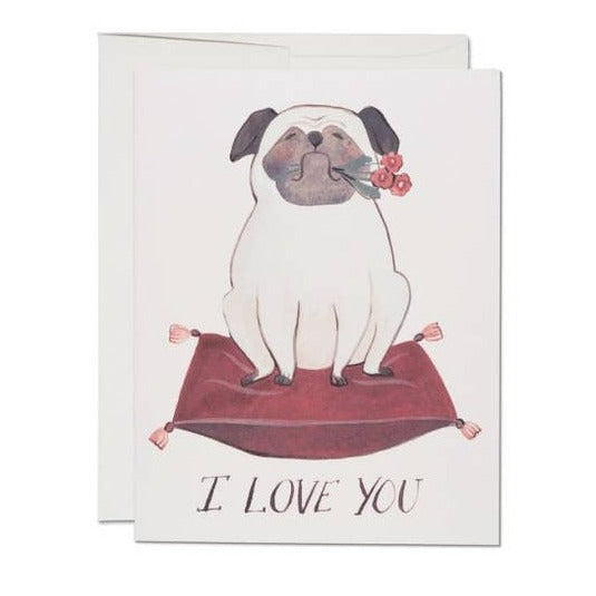 Pug Love Card