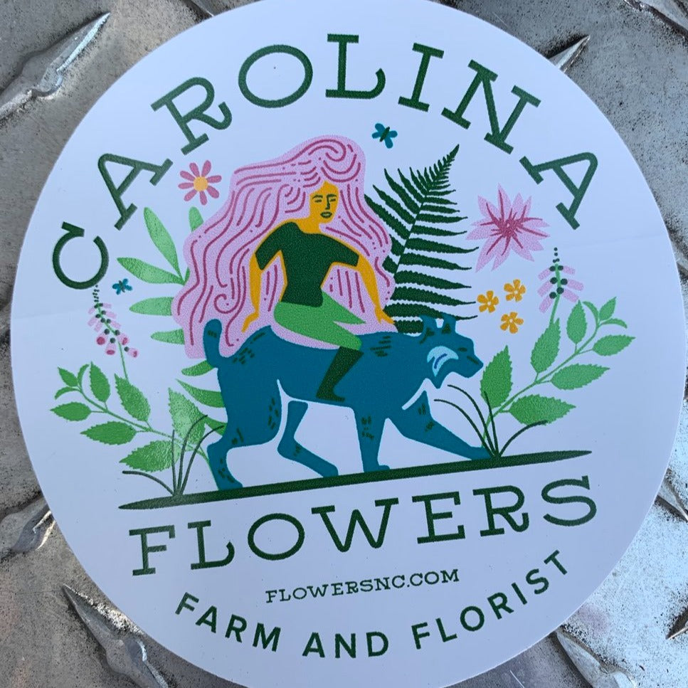 Carolina Flowers Stickers