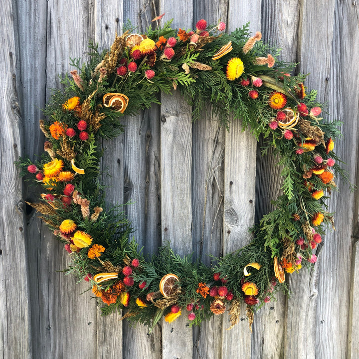 Citrus Sprite Greenery Wreath
