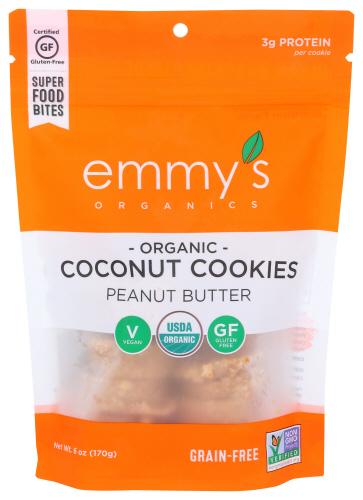 Emmy’s Organics Peanut Butter Coconut Cookie