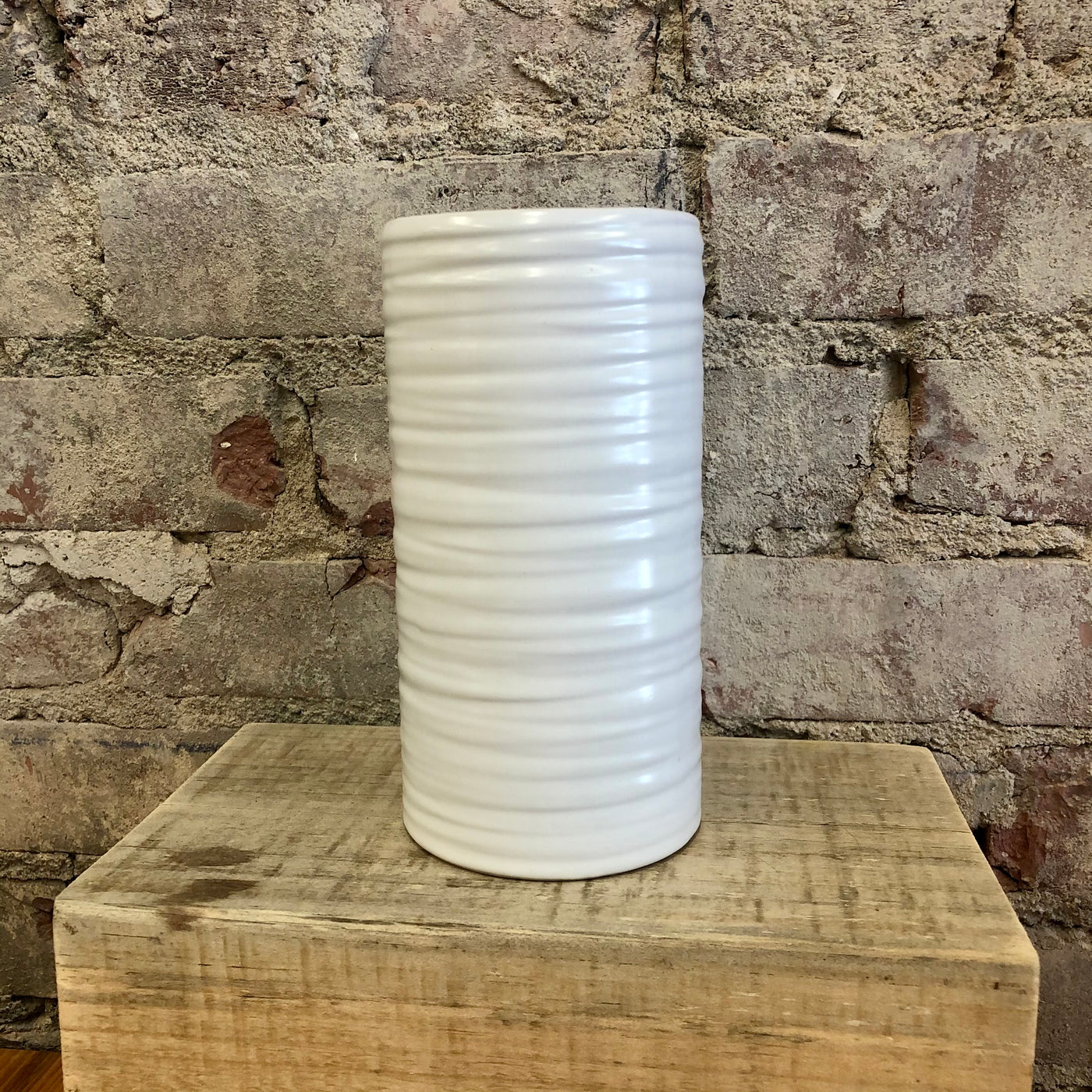 Tall Ceramic Vase, 7”