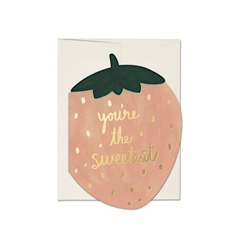 The Sweetest Strawberry Card