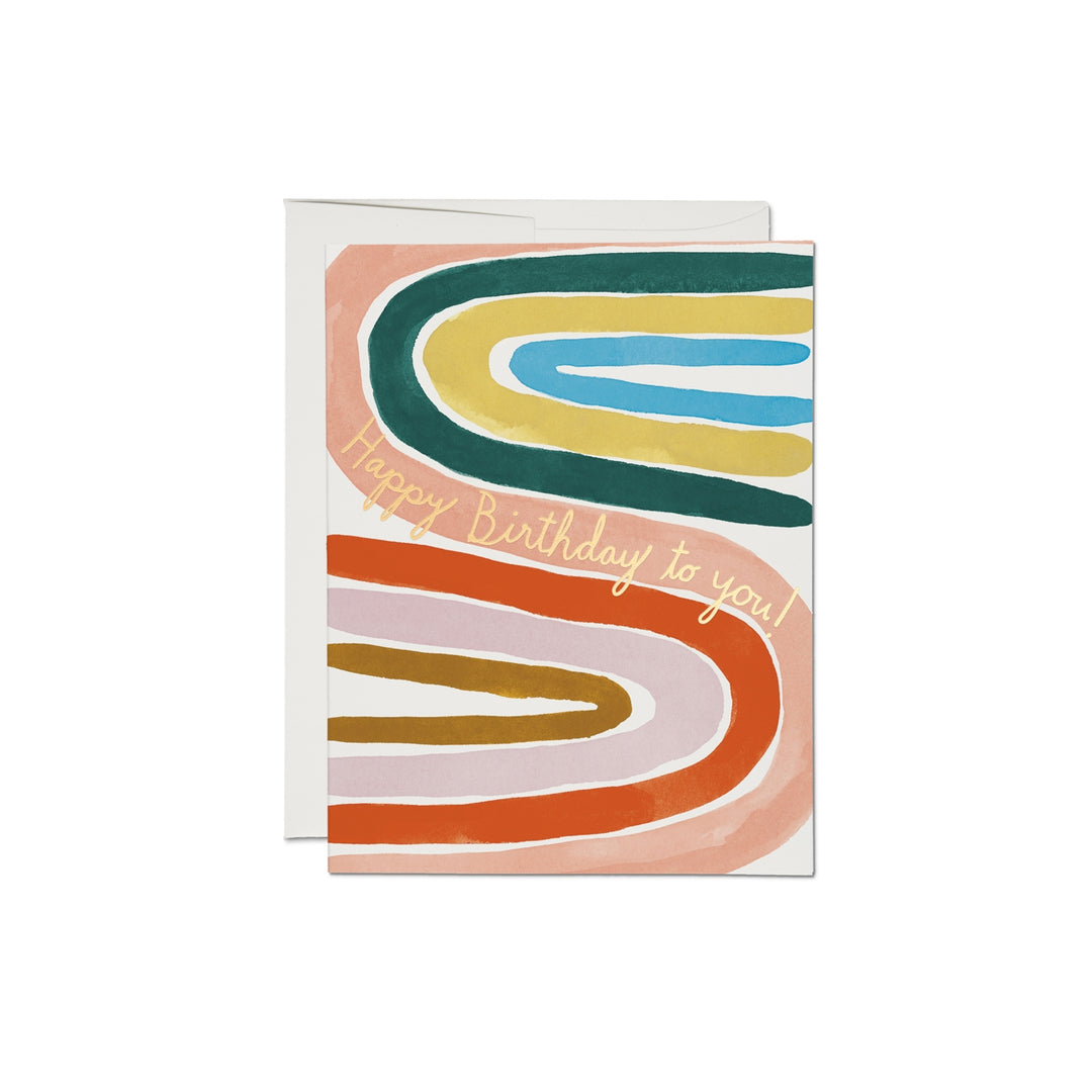 Birthday Rainbow Card