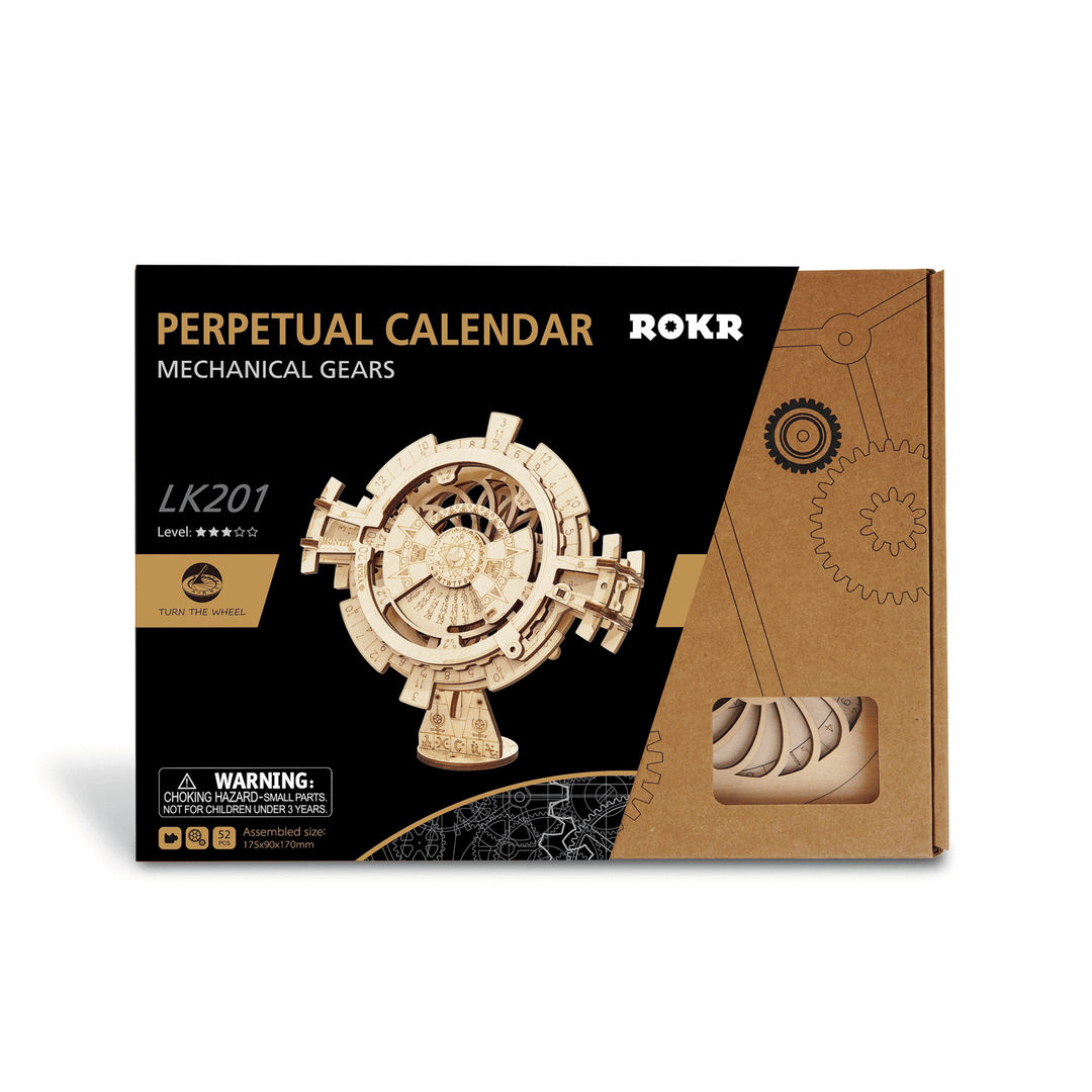 Perpetual Calendar Wooden Puzzle 3D