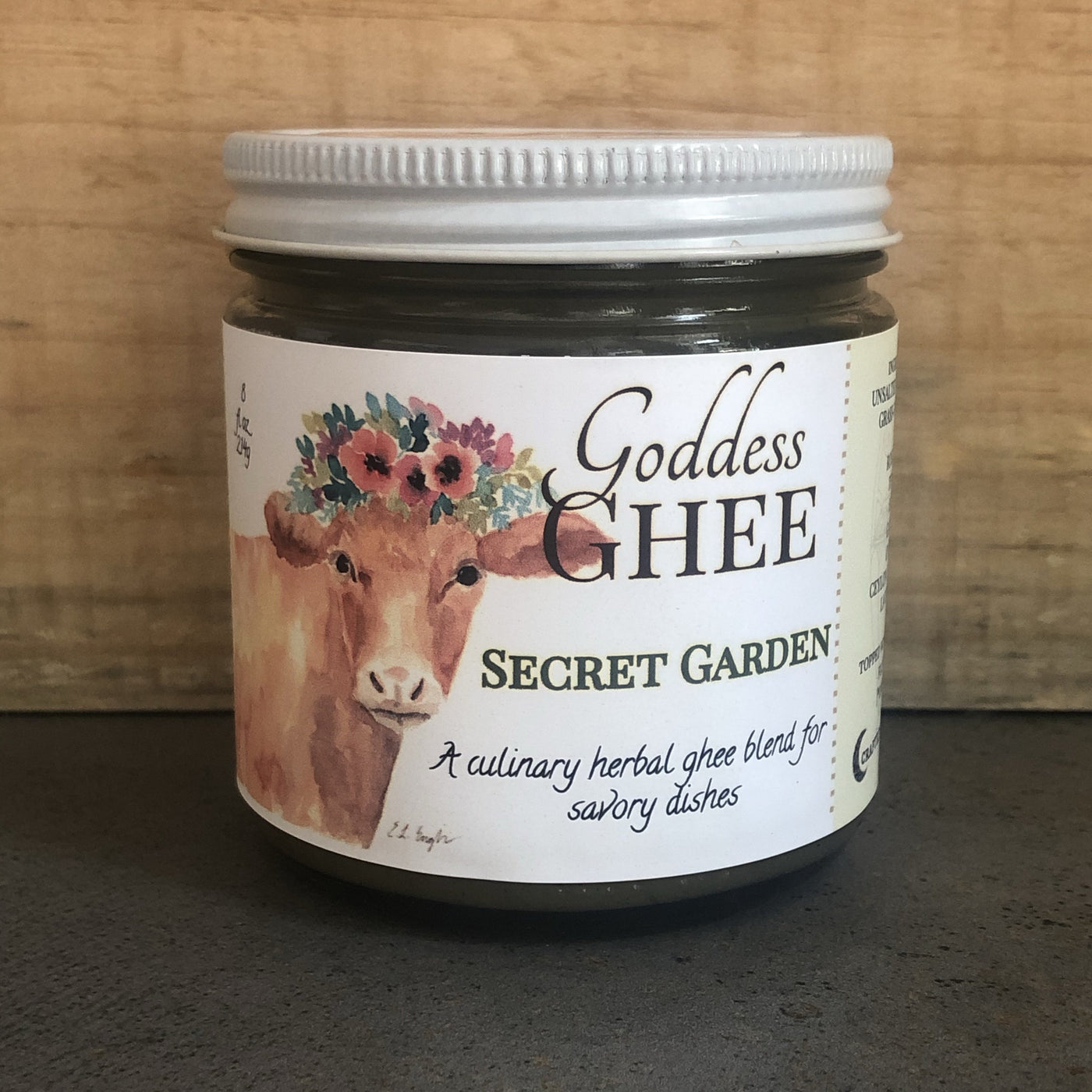 Local "Secret Garden" Ghee by Goddess Ghee, 9 Ounces