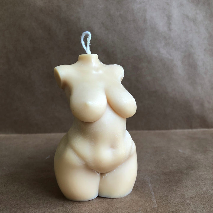 Gaia Goddess Candle in Ivory