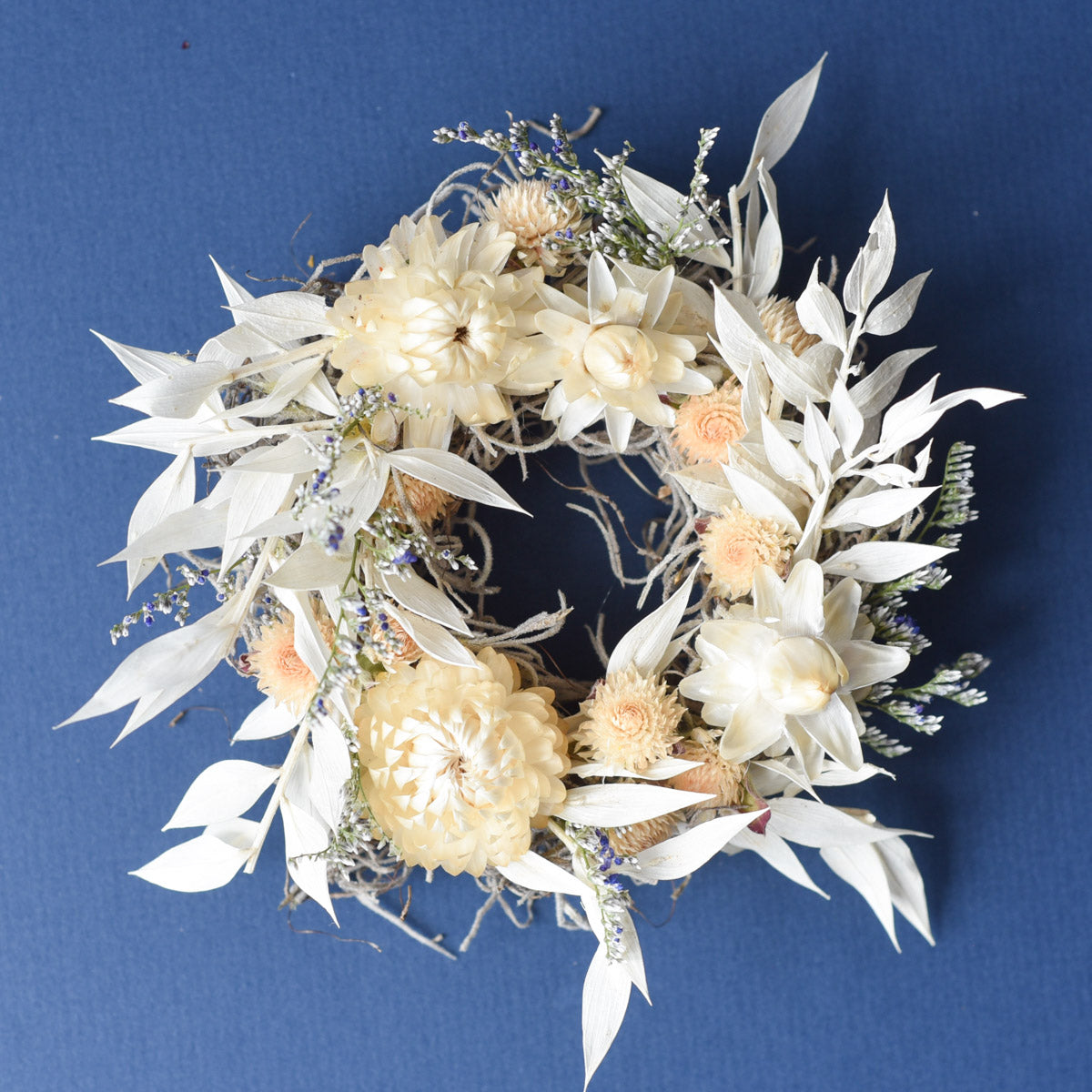 Mini Magnetic Dried Flower Wreath