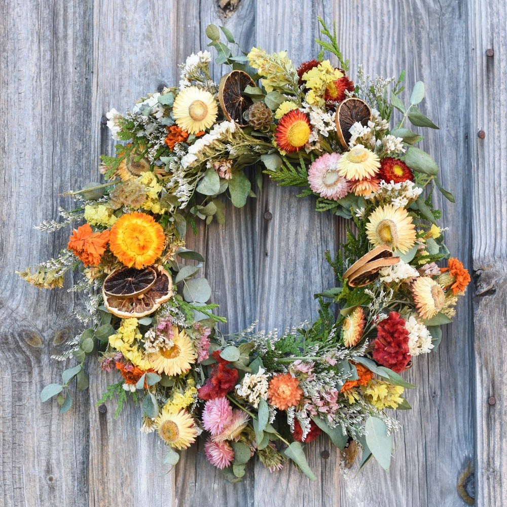 Dried Flower Wreath Asheville Florist